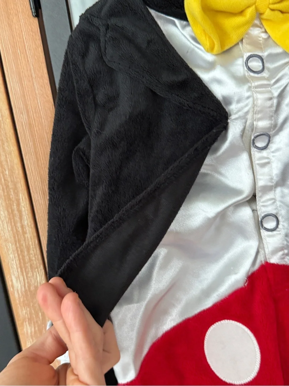 Y2k Disney Mickey Mouse tuxedo costume jumpsuit toddler baby bowtie hooded ears